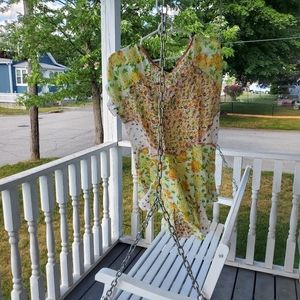 Free people midi summer dress Prarie style/boho floral NWT